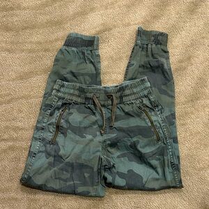 TNA Green Camouflage Joggers